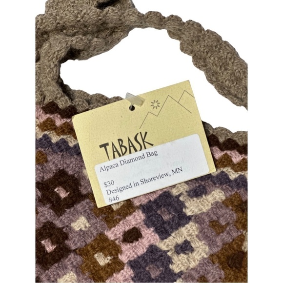 TABASK Diamond Crossbody Bag NWT - Picture 3 of 4